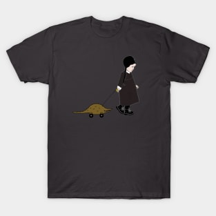 goth girl Walking the Alligator T-Shirt